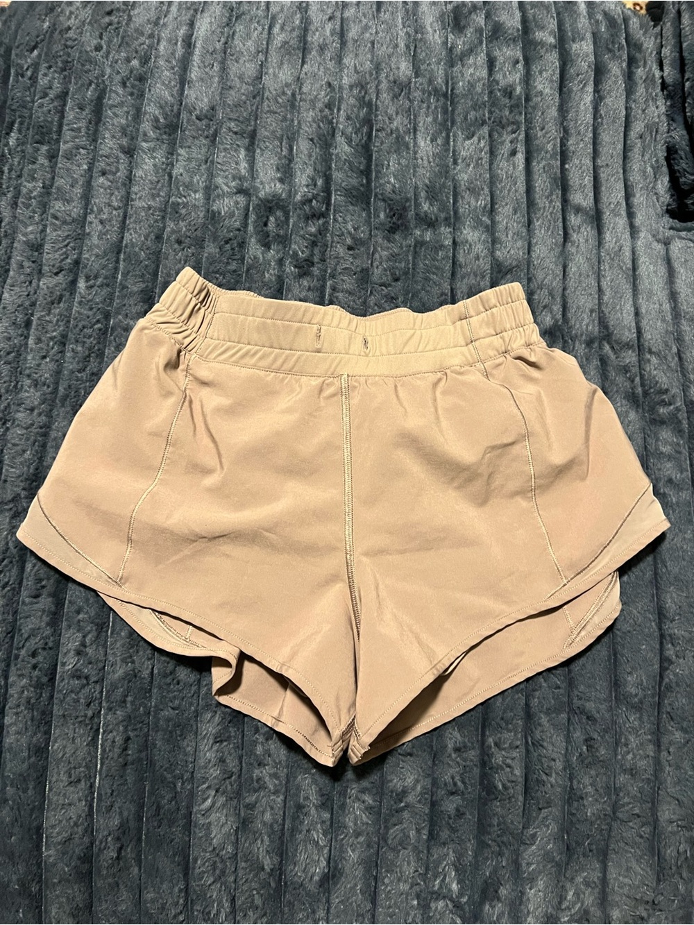 CRZ YOGA Women's High-Waist Athletic Shorts